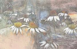 Deko Margeriten Antik von Claudia Gründler