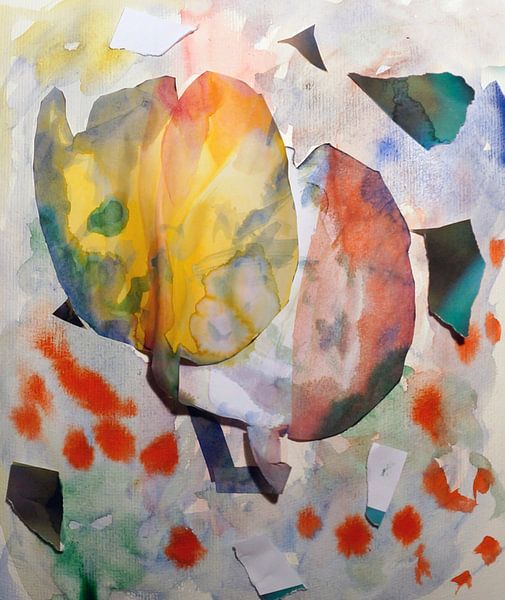 Tulip collage by Kay Weber