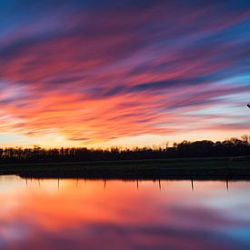 Sunset at Knip Molen von Dawn Black