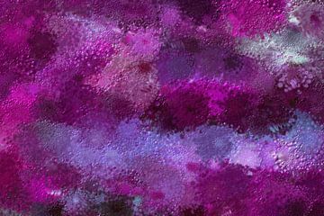 Abstract in paarse tinten van Maurice Dawson