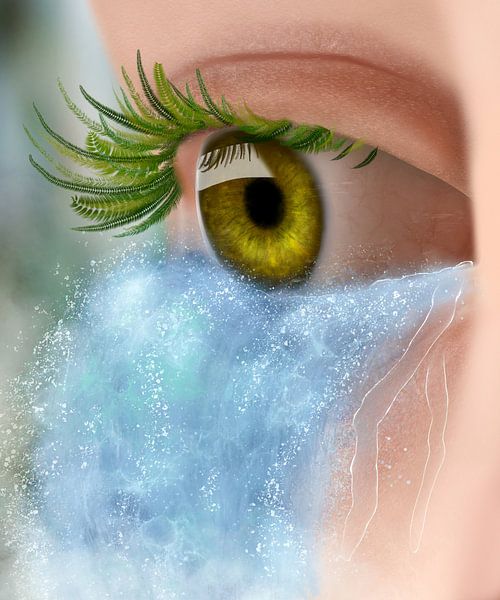 Cry me a waterfall by Marianne Eggink - Photography and digital art