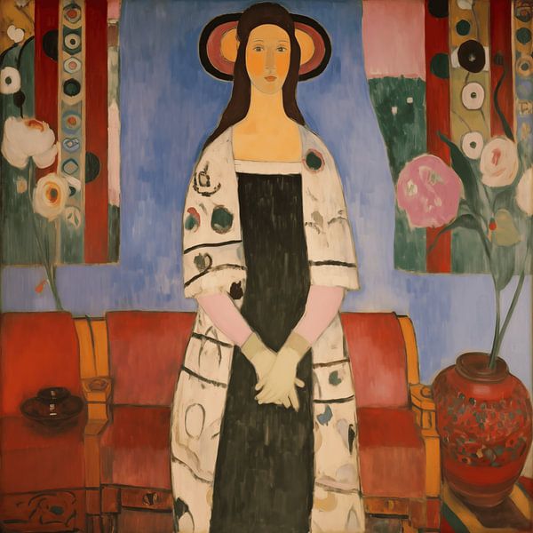Klimt trifft Modigliani von Ton Kuijpers