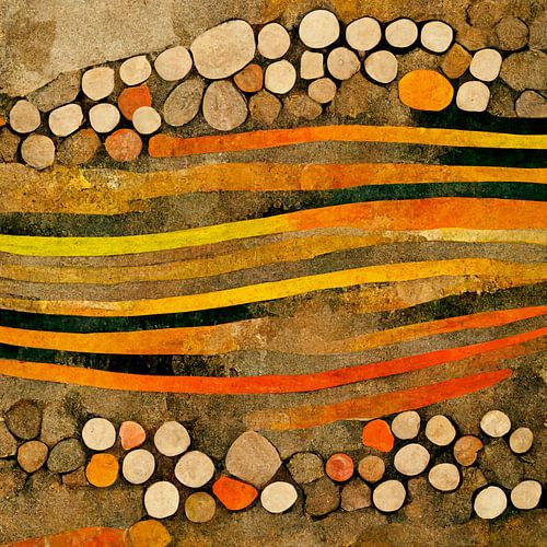 Pebble Enclosed River