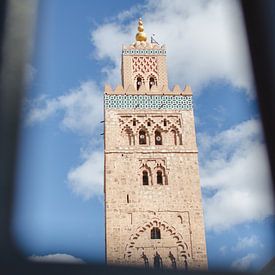 Koutoubia moskee Marrakesh van Vera van den Bemt