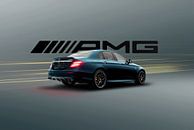 Mercedes E63.S AMG Blue yellow by Maikel van Willegen Photography thumbnail