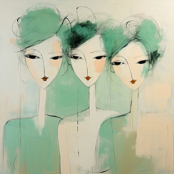 Painting with a smile by Wonderful Art