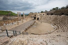 Romeinse theater in Bet She An in Israel