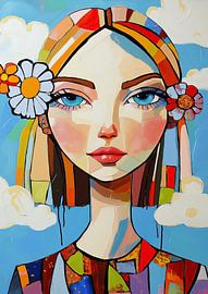 Haar Abstract van Blikvanger Schilderijen