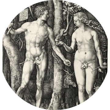 Adam en Eva, Albrecht Dürer van De Canon