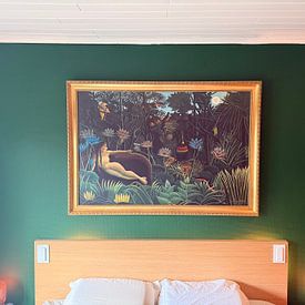 Klantfoto: Henri Rousseau. Le Rêve, op canvas