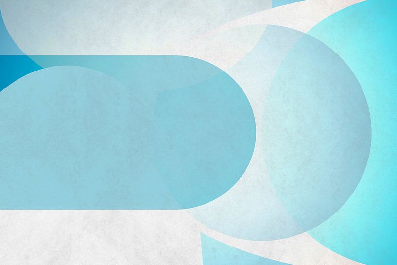 Modern Abstract Arch Geometric Organic Meditative by Mad Dog Art