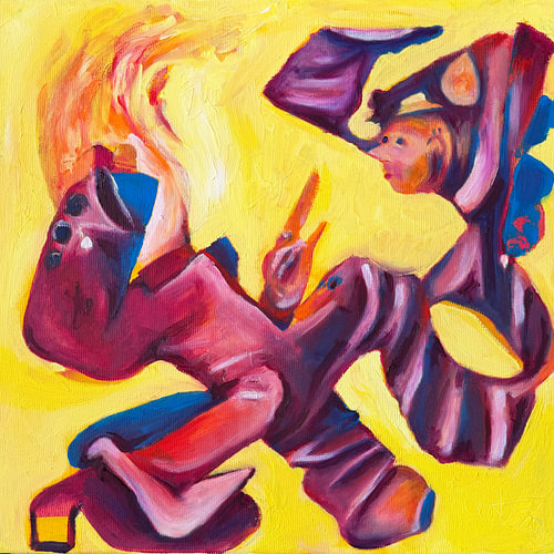 De vlucht van de metgezellen
