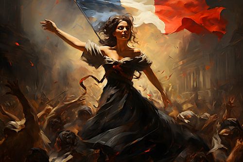 Marianne leidt de mensen