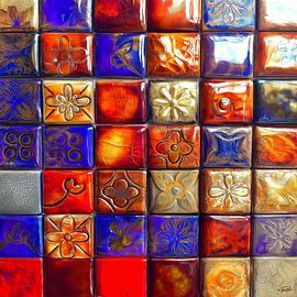Timeless Tiles - Fiery Glow by byRenzo