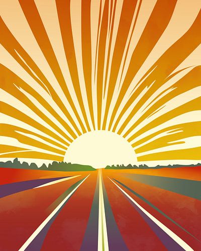 Voyage au coucher du soleil