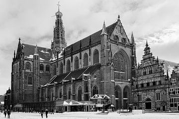 St. Bavokerk - Haarlem Winter 2021 van Alex C.