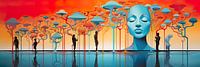 Talking Heads - Once in a Lifetime Painting by Surreal Media thumbnail