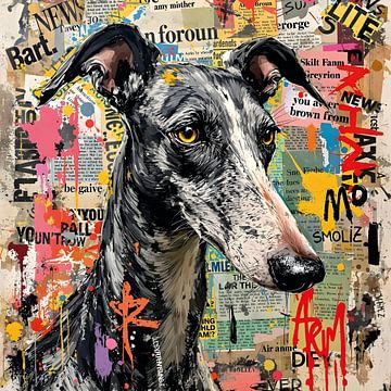 Het lot van de Galgo van Betty Maria Digital Art