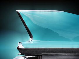 American classic car Sixty Special 1958 Rear view by Beate Gube