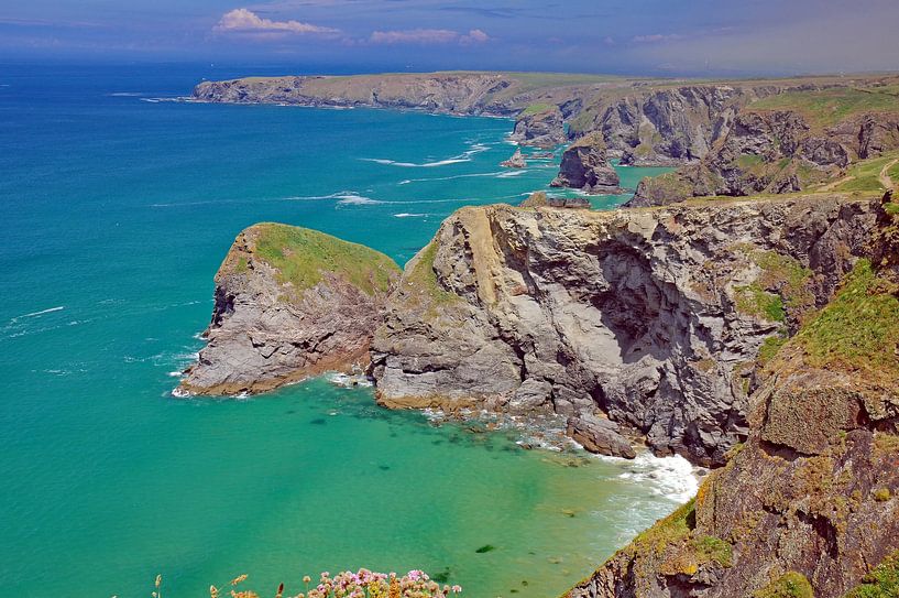 Wilde kust van Cornwall van Reinhard  Pantke