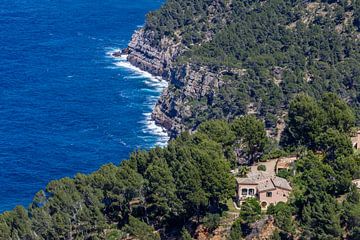 Coastal section in the north of Mallorca by Reiner Conrad