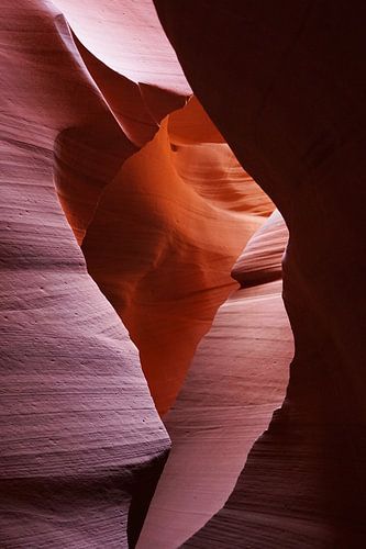 Antelope canyon doorkijk