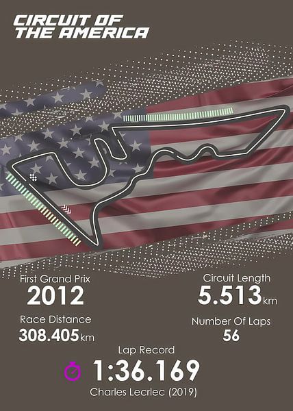 Circuit Of The America F1 by Steven Kingsbury