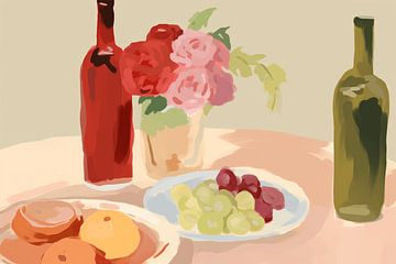 Picturesque still life in pastel colours by Studio Allee