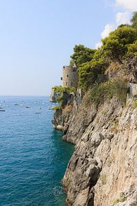 Felswand von Positano von Cheryl Zethof