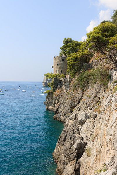 Rock Wall of Positano by Cheryl Zethof
