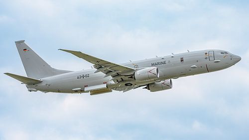 German Navy Boeing P-8A Poseidon patrol aircraft. by Jaap van den Berg