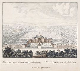 Jan van Call (I), Bird's eye view of Het Loo Palace, 1694 - 1697 by Atelier Liesjes