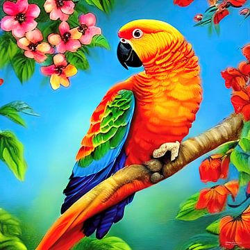 Ara-Papagei von Gelissen Artworks