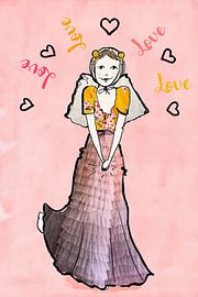 Girl in love Zeeland costume by Debbie van Eck