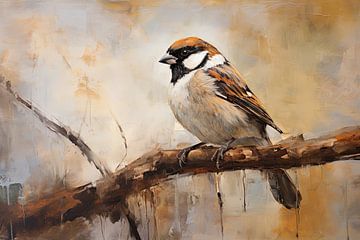 Sparrow by Wonderful Art