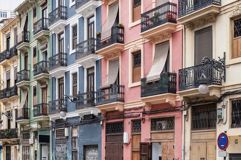 Valencia centrum stad par Elroy Spelbos Fotografie