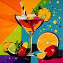 Drankje popart van Koffie Zwart thumbnail