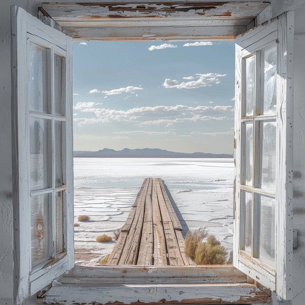 Fenêtre ouverte sur le large par Poster Art Shop