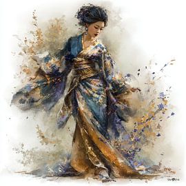 Japanese geisha - Japanese geisha by Gelissen Artworks