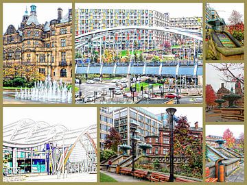 Sheffield Collage van Dorothy Berry-Lound