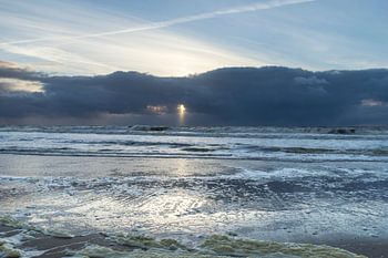 Trap naar de hemel Zonsondergang Texel