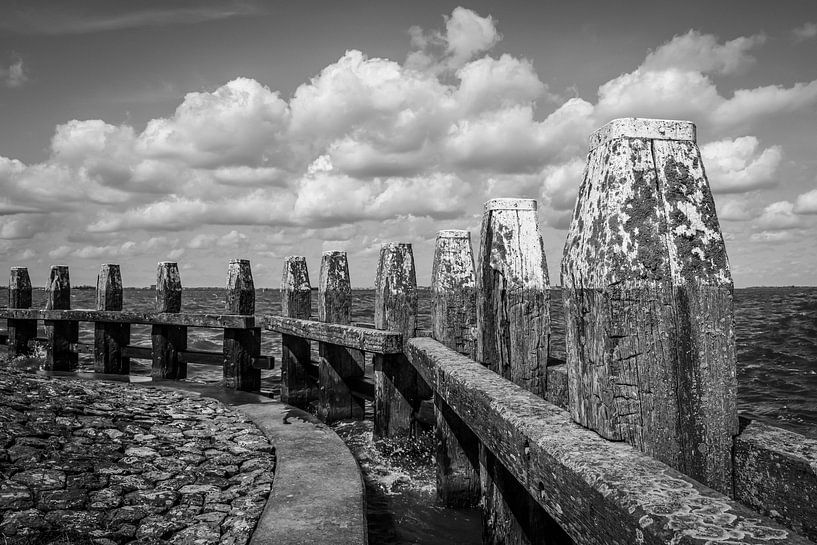 Harbour at Marken by Elly van Veen