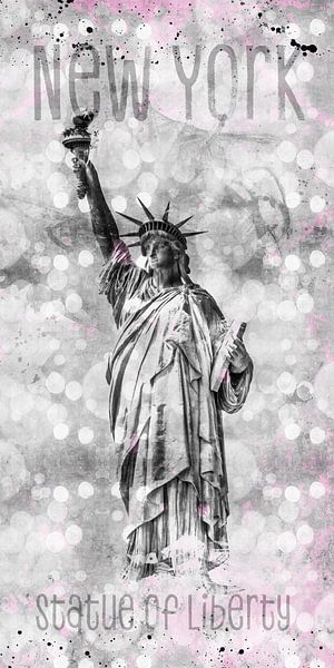 Grafische Kunst in NEW YORK CITY vrijheidsbeeld par Melanie Viola