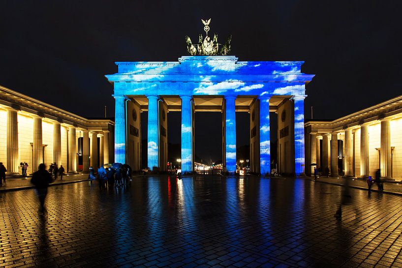 La Porte de Brandebourg dans une illumination spéciale par Frank Herrmann