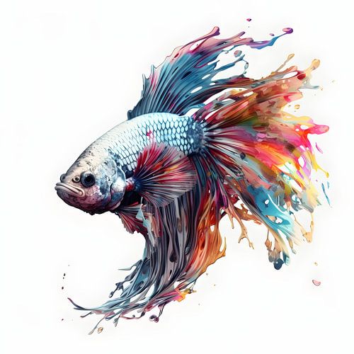 Siamese fighting fish