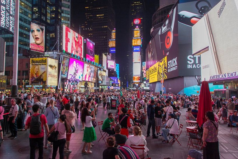 Times Square New York City by Arno Wolsink