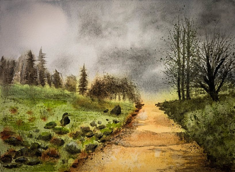 Watercolour part 187 by Tania Perneel