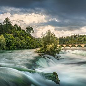 Chutes du Rhin de Schaffhouse Panorama. sur Voss Fine Art Fotografie