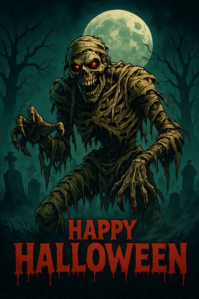 Momie morte-vivante halloween horreur par Ayyen Khusna