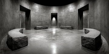 The circle after the decision by Klaus Tesching - Art-AI